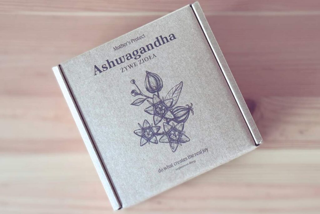Kartonik Ashwagandha Mother's Protect Żywe Zioła
