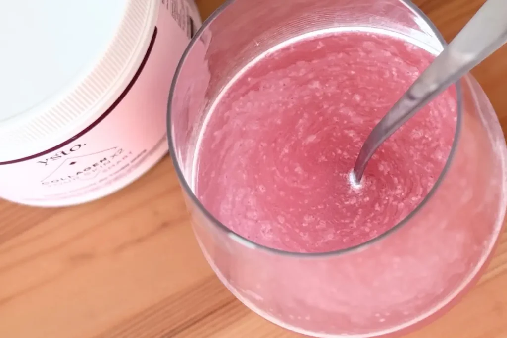 Konsystencja Collagen Your Skin Smart po rozpuszczeniu w wodzie