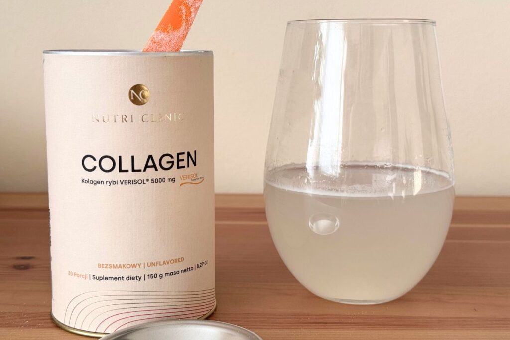 Nutri Clinic Collagen po rozpuszczeniu w wodzie