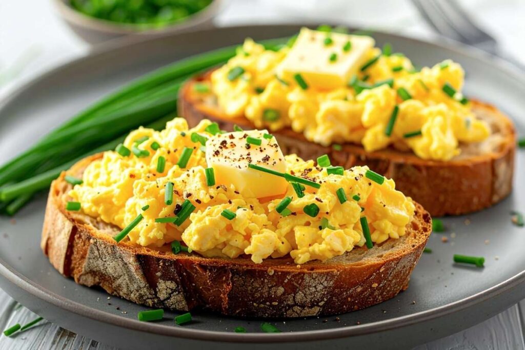 Jajecznica to świetne śniadanie low FODMAP