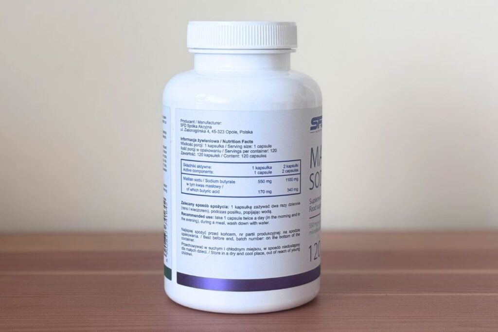 Skład maślanu sodu SFD 550 mg