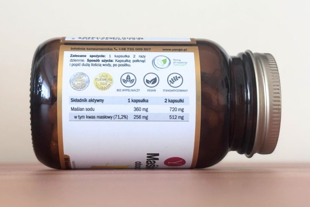 Yango maślan sodu otoczkowany