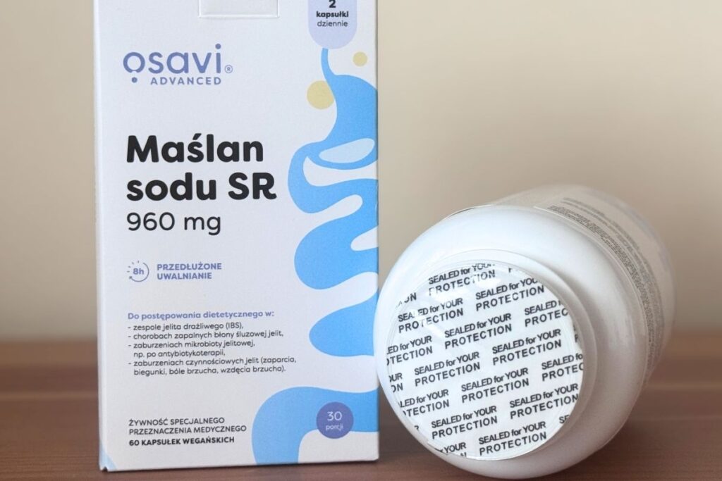 Maślan sodu Osavi SR 960 mg opakowanie z plombą