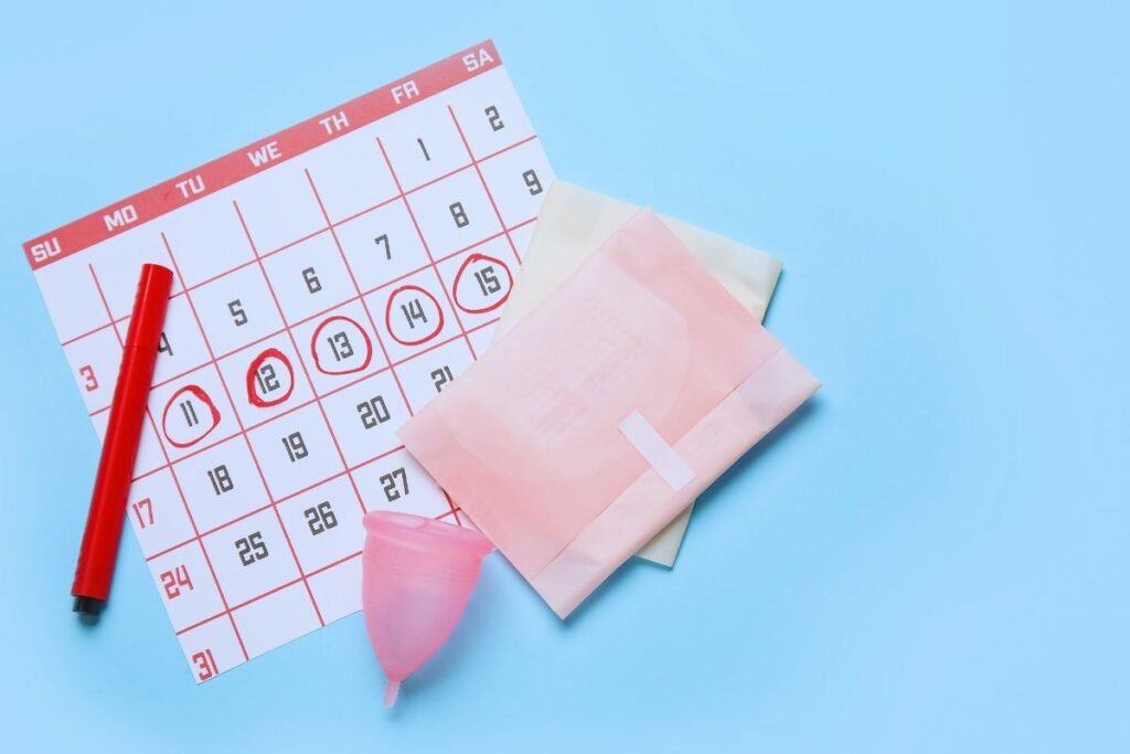 kalendarzyk miesiączkowy