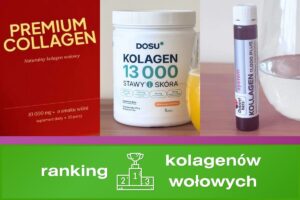 Grafika przedstawia zdjęcia najlepszych kolagenów wołowych