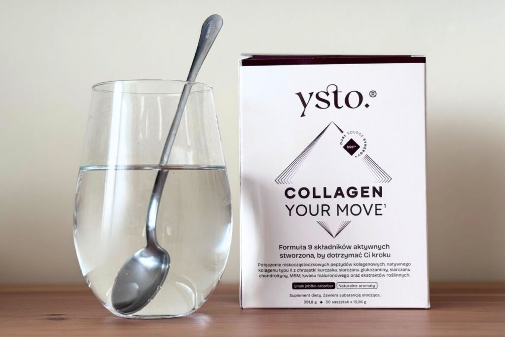 Zdjęcie przedstawia kolagen do picia Ysto Collagen Your Move